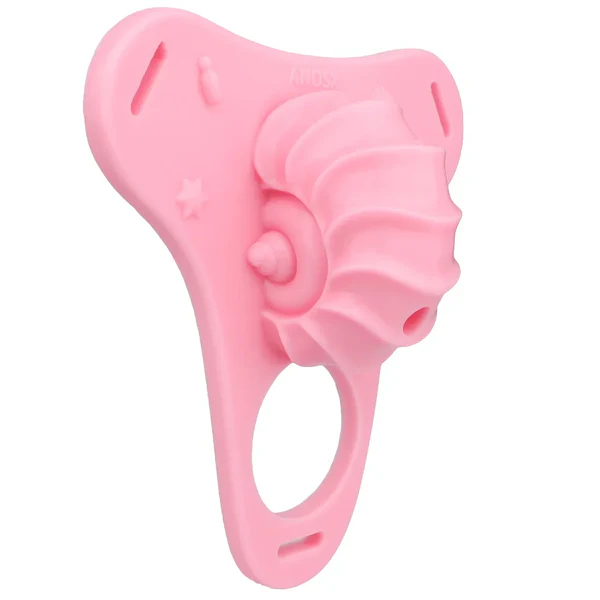 Fantasy Pink Conch Chastity Cage with Belt Chastitycage.cc