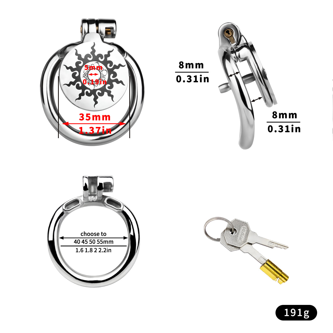 Flat Lotus Chastity Cage Chastitycage.cc