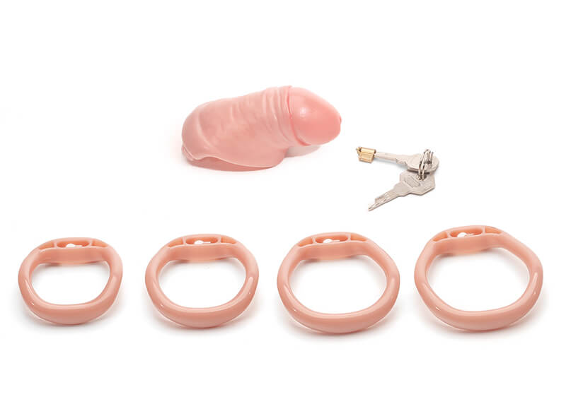 Flesh-Toned Camouflage Chastity Device Chastitycage.cc