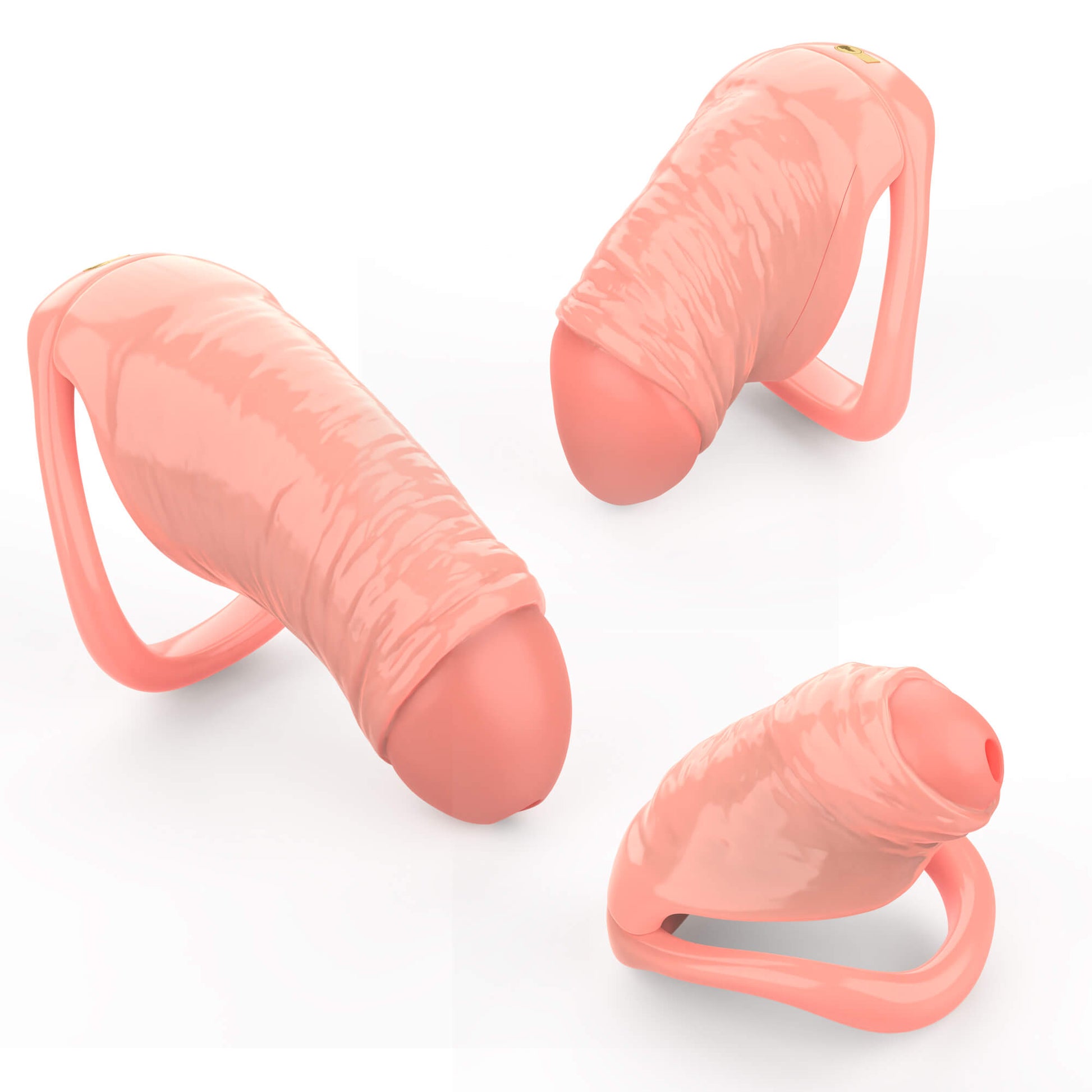Flesh-Toned Camouflage Chastity Device Chastitycage.cc