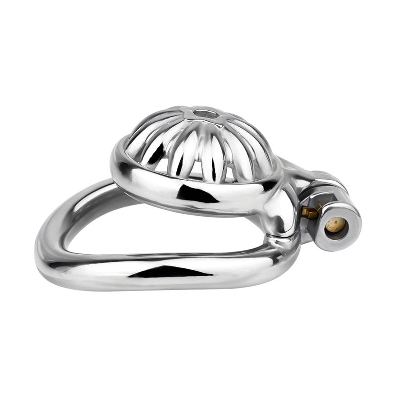Steel Chastity Cage with Urethral Removable Chastitycage.cc
