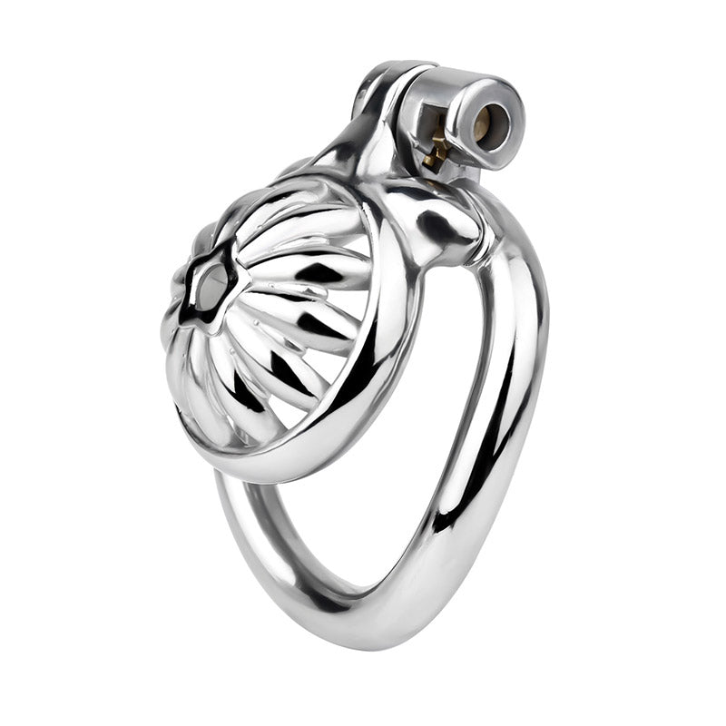 Steel Chastity Cage with Urethral Removable Chastitycage.cc