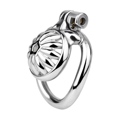 Steel Chastity Cage with Urethral Removable Chastitycage.cc