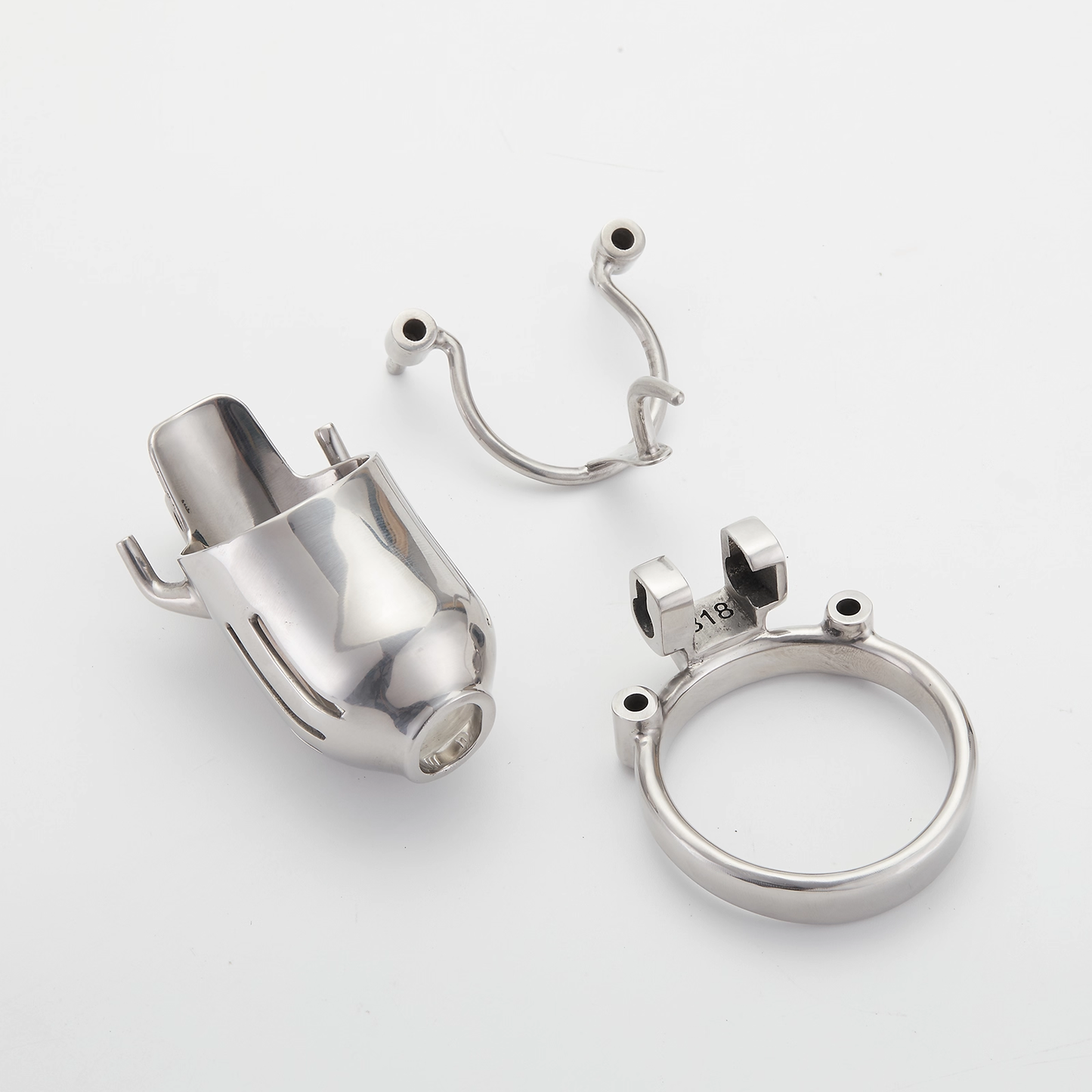 Full Steel Custom Chastity Cage With PA T13 Chastitycage.cc