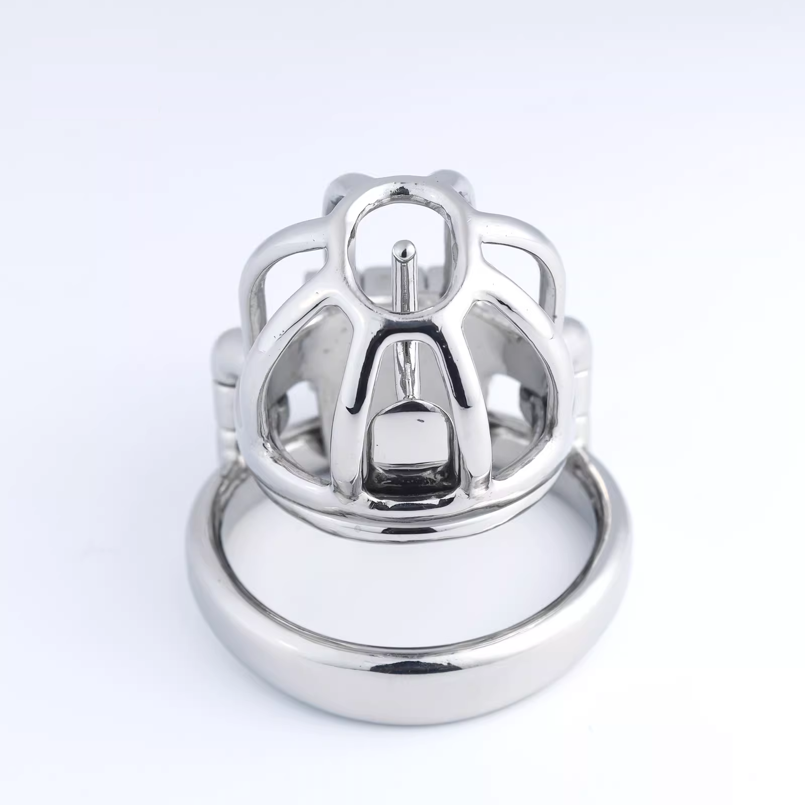 Steel Custom Chastity Cage With PA T14 Chastitycage.cc