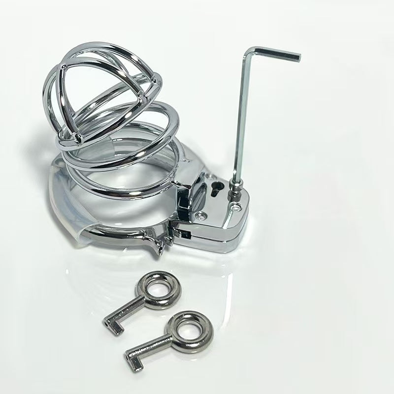 Handcuffs Style Metal Chastity Device Chastitycage.cc