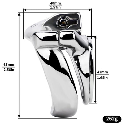 Heavy Duty Flat Chastity Cage Chastitycage.cc