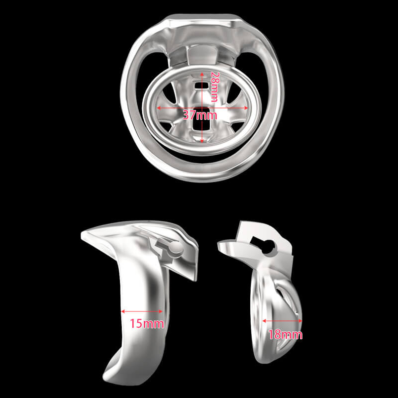 HT-v4 Nub Stainless Steel Chastity's Ring Chastitycage.cc