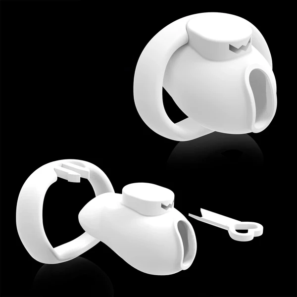 HT V6 Male Chastity Cage flatchastity