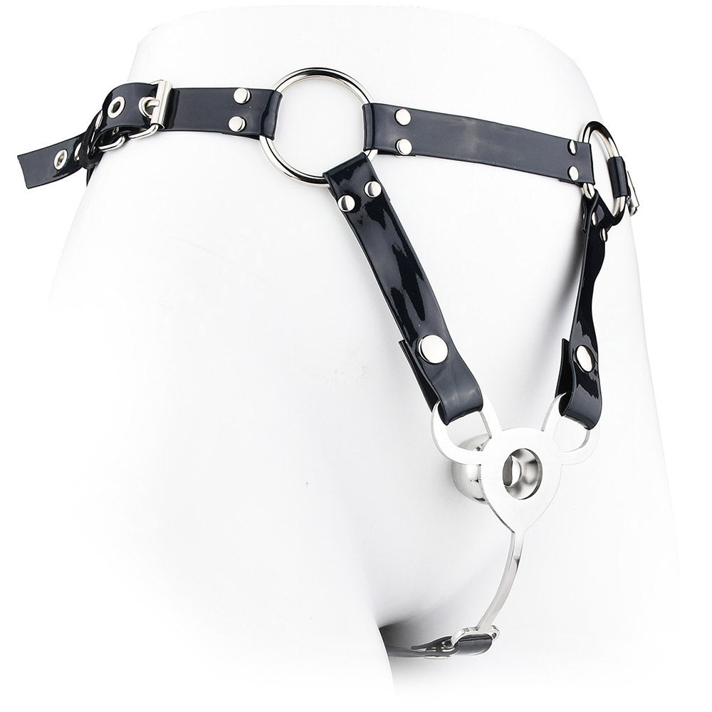 Inverted Chastity Cage With Belt Chastitycage.cc