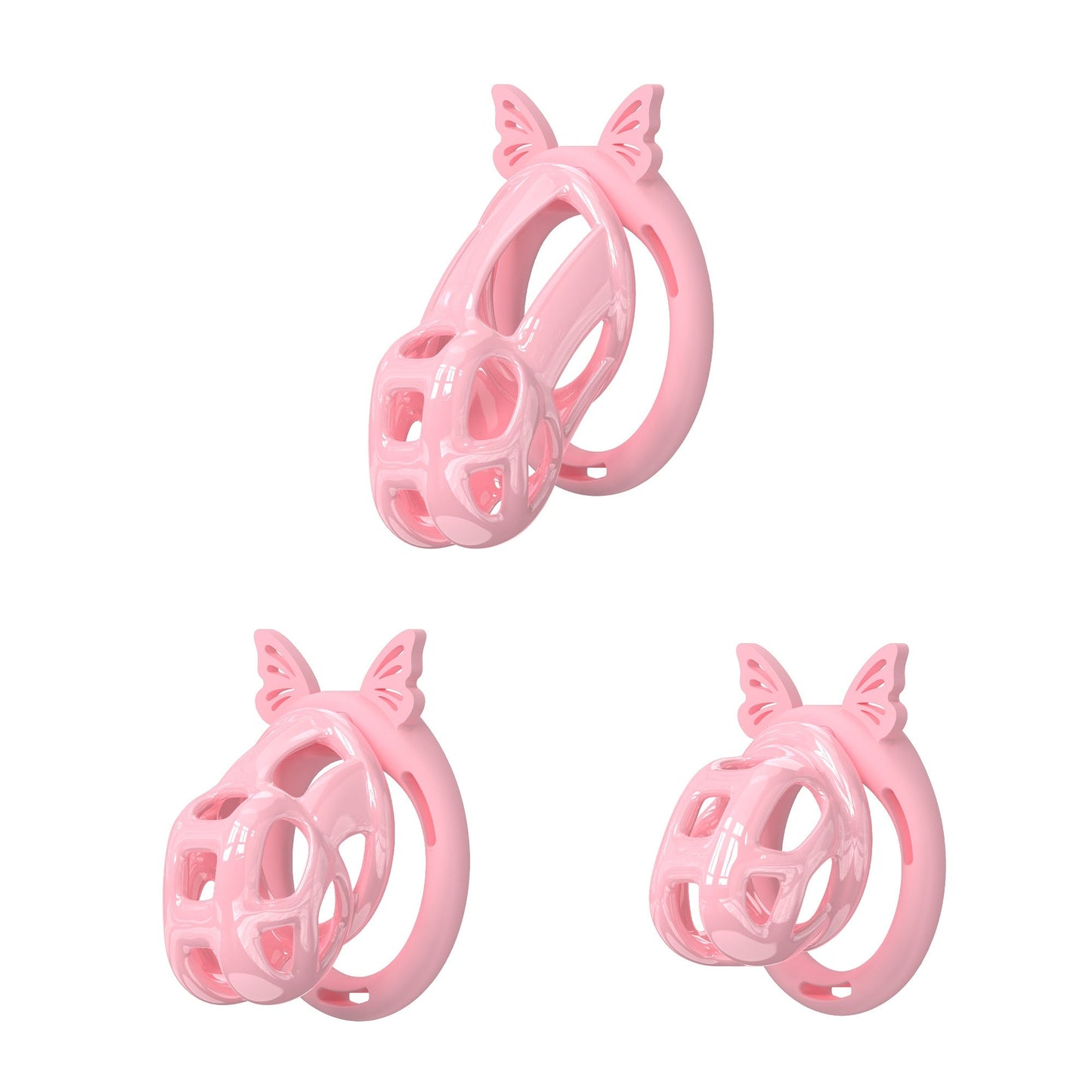 Invisible Cobra Chastity Cage With Silicone Ring Chastitycage.cc