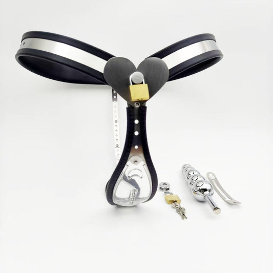 Keeper of Desire - Female Chastity Belt With Transparent Panel Chastitycage.cc