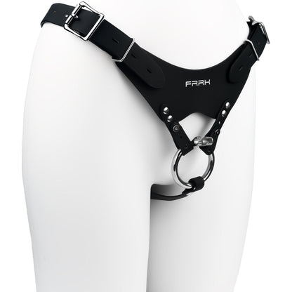 Leather Chastity Auxiliary Strap Chastitycage.cc