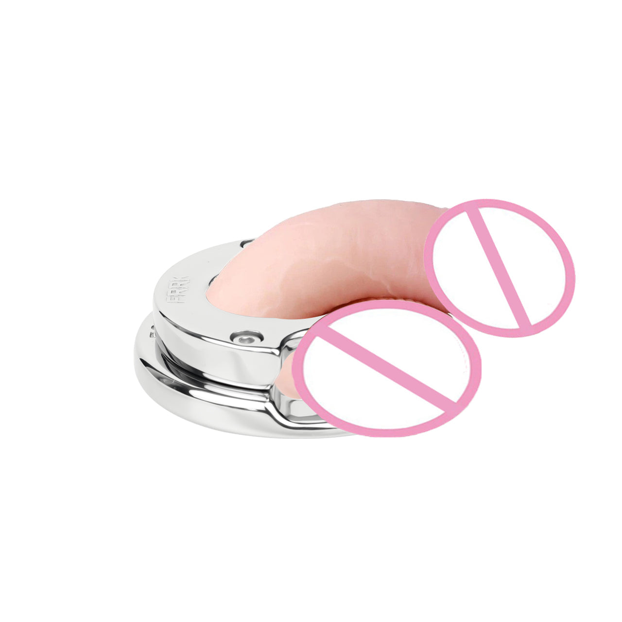 Lockable Stainless Steel Ring Chastitycage.cc