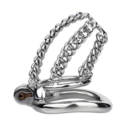 Locktober Chainmail Steel Chastity Lock Chastitycage.cc