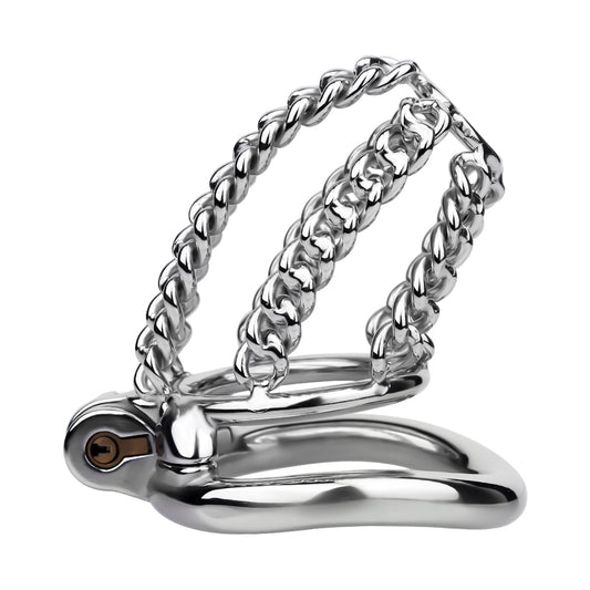 Locktober Chainmail Steel Chastity Lock Chastitycage.cc