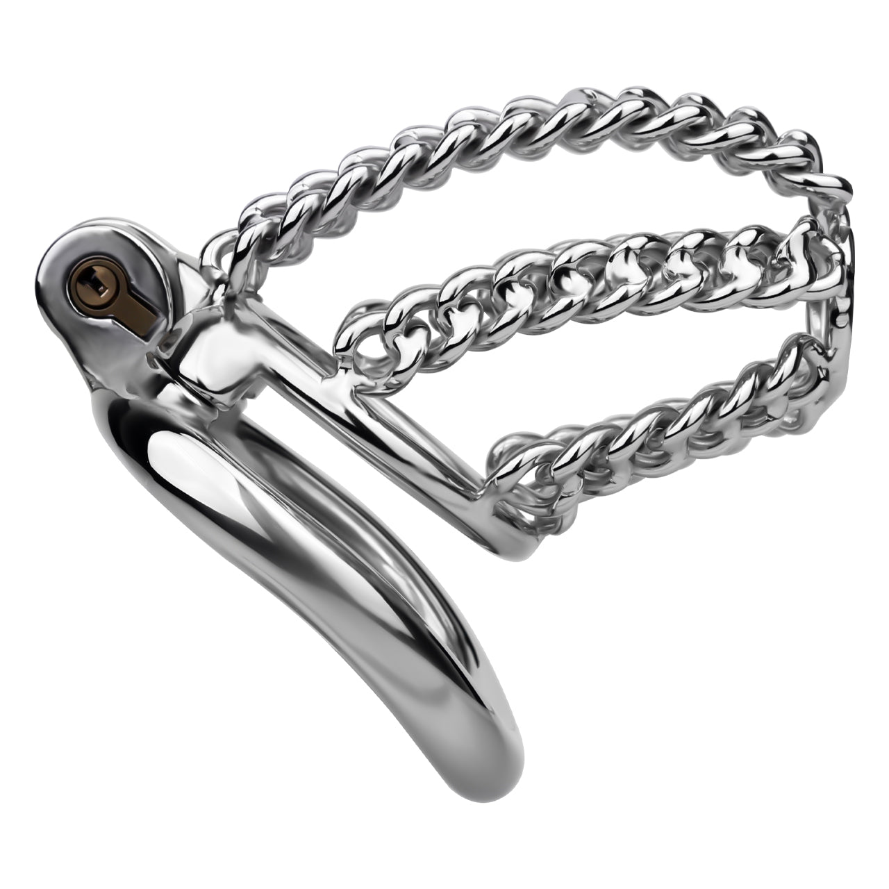 Locktober Chainmail Steel Chastity Lock Chastitycage.cc