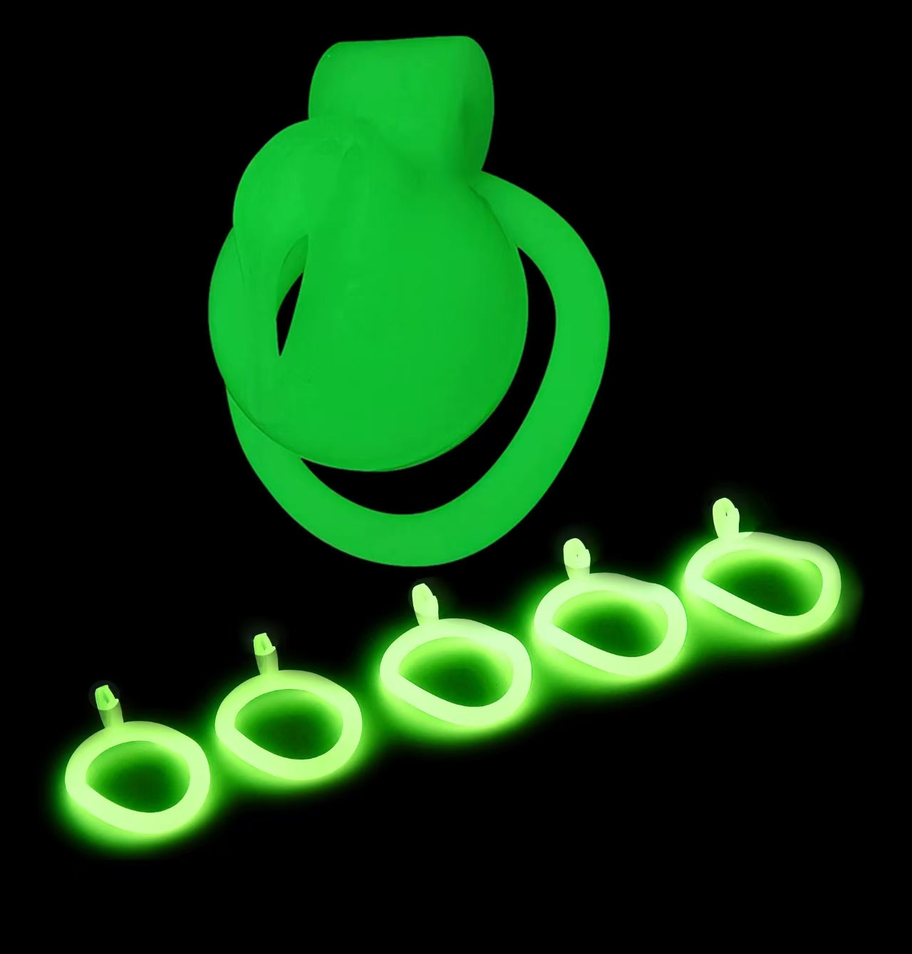 Luminous ABS Male Chastity Device Chastitycage.cc