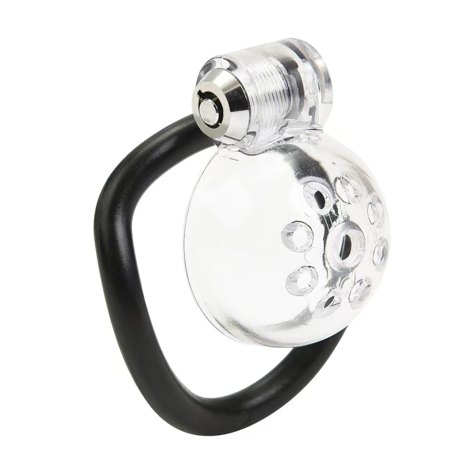 Male Chastity Cage With Clear Cage Chastitycage.cc