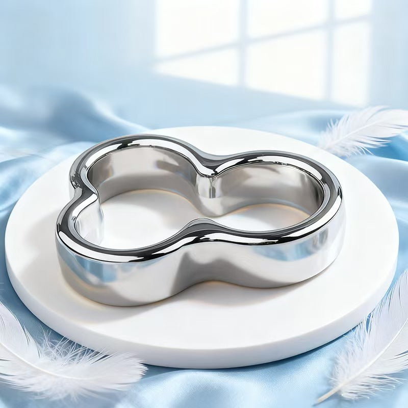 Metal Restraint Chastity Ring Chastitycage.cc