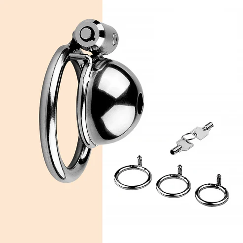 Metal Round Cap Chastity Lock Chastitycage.cc