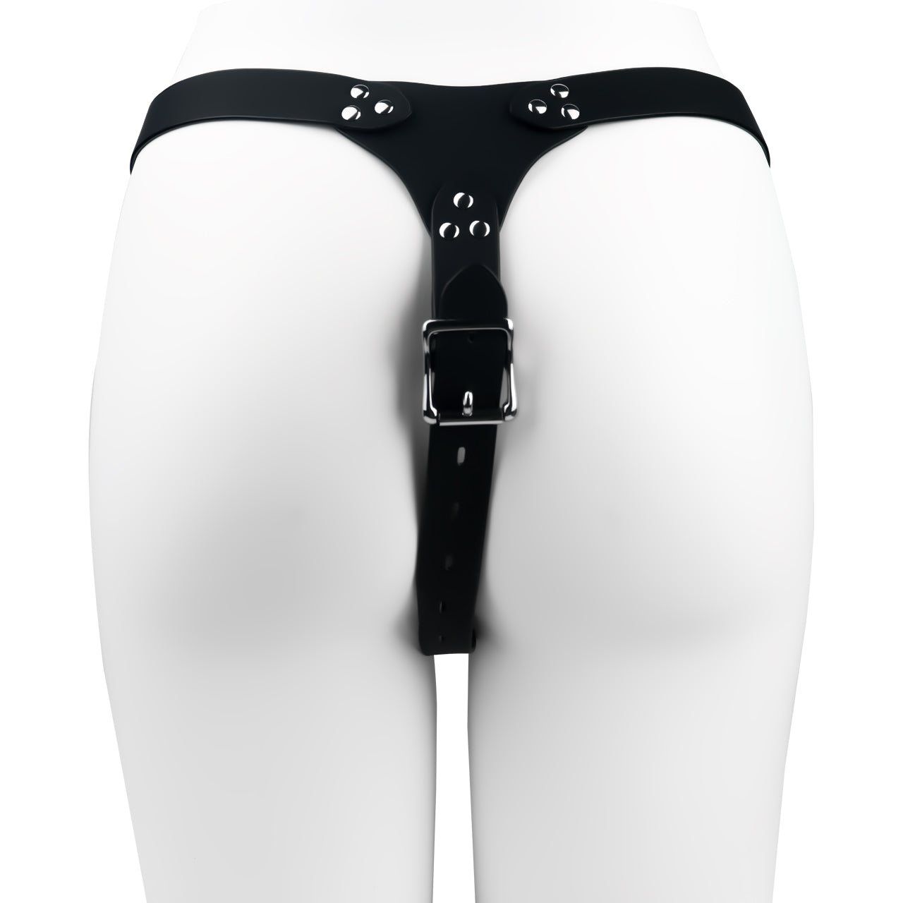 Metal Shell Shaped Chastity Belt Invisible Chastitycage.cc