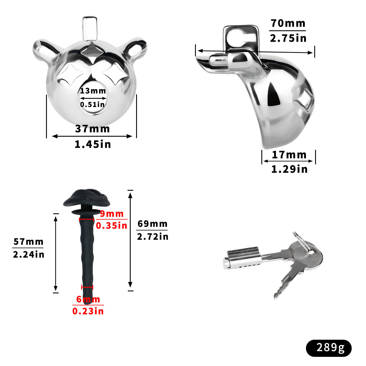 Meteor Chastity Lock Chastitycage.cc