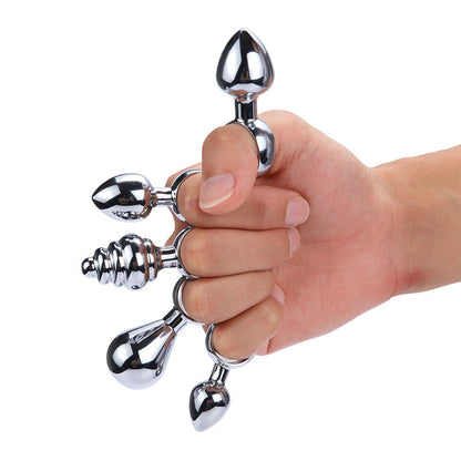 Steel Mini Butt Plug Chastitycage.cc