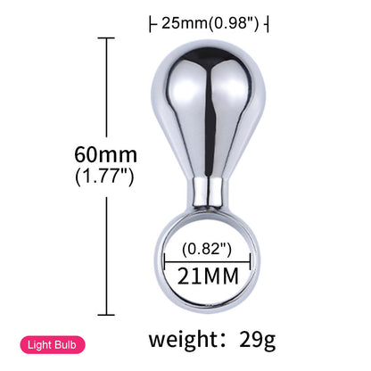 Steel Mini Butt Plug Chastitycage.cc