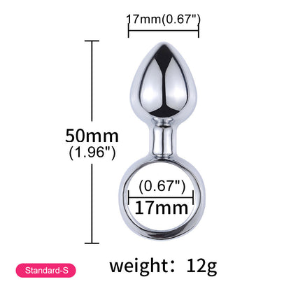Steel Mini Butt Plug Chastitycage.cc