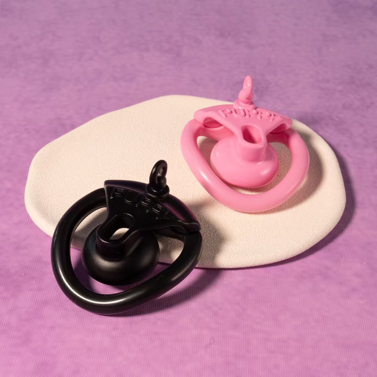 Negative Chastity Cage With Traction Chain Chastitycage.cc