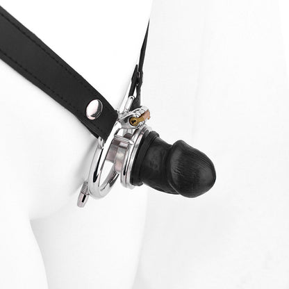Negative Chastity Device & Detachable Dildo and  Urethral Chastitycage.cc