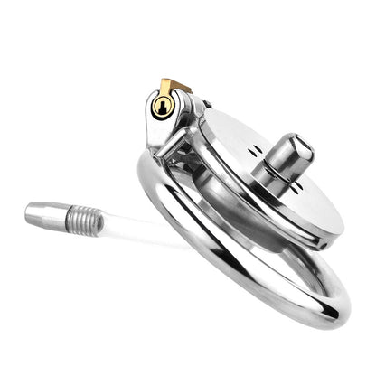 Negative Chastity Device & Detachable Dildo and  Urethral Chastitycage.cc