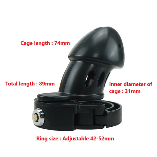 New ABS Adjustable CB6000 Chastity Cage Chastitycage.cc