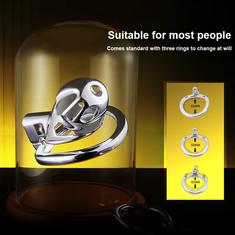 New Stainless Steel Chastity Lock Chastitycage.cc