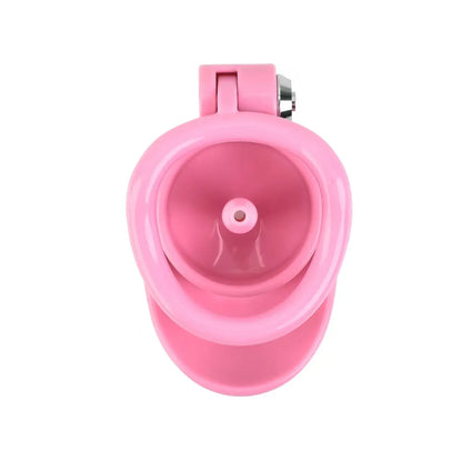 One-click Pink Pussy Chastity Cage Chastitycage.cc
