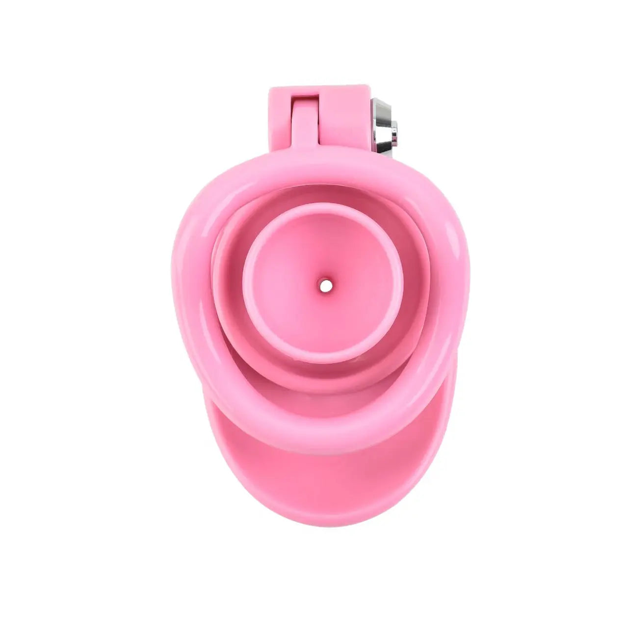One-click Pink Pussy Chastity Cage Chastitycage.cc