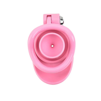 One-click Pink Pussy Chastity Cage Chastitycage.cc