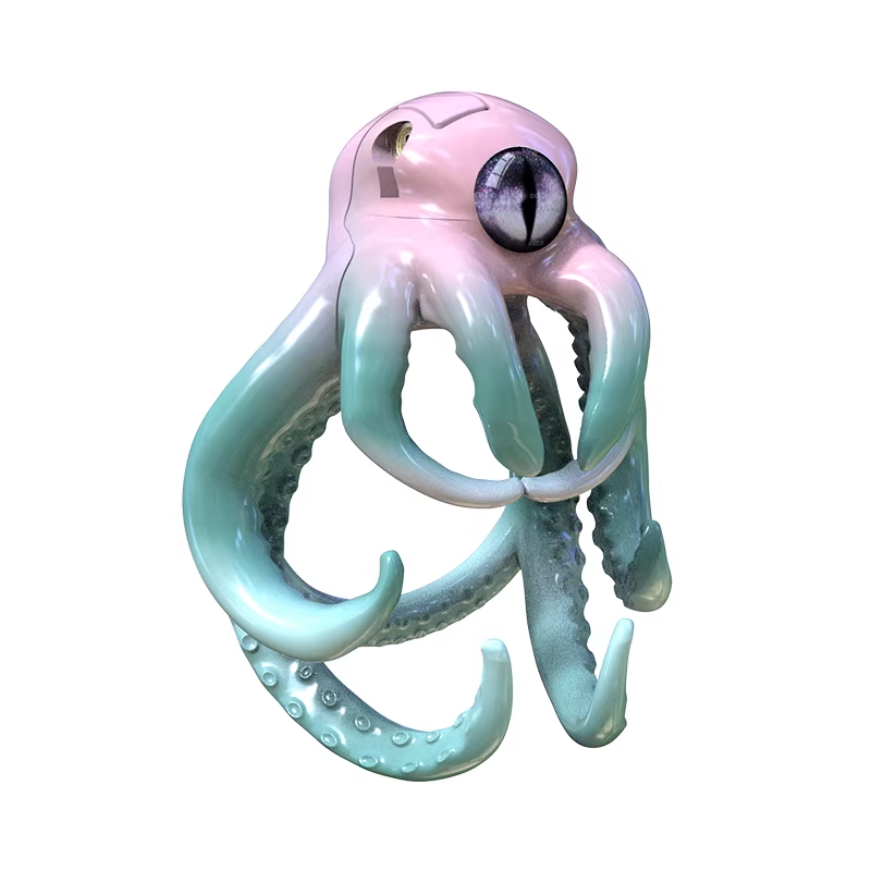 One-Eyed Octopus Chastity Cage Chastitycage.cc