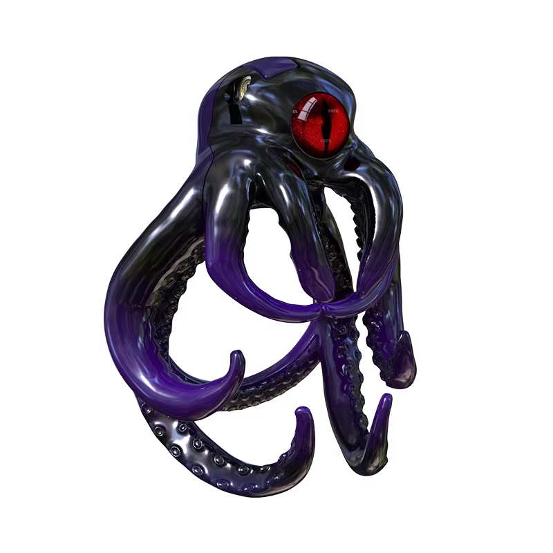 One-Eyed Octopus Chastity Cage Chastitycage.cc
