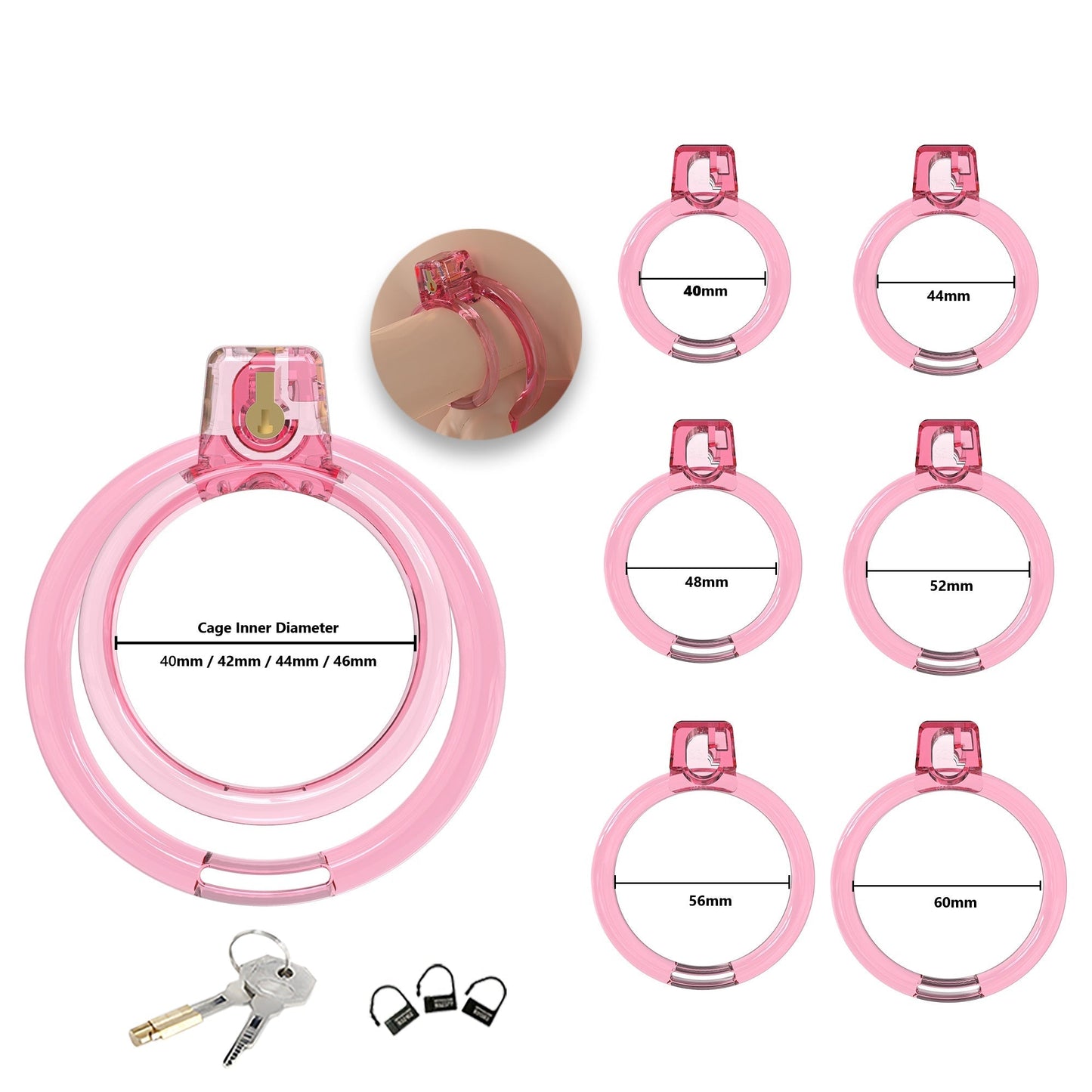 Open Breathable Cock Cage Chastitycage.cc