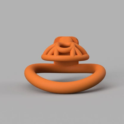 Orange Cherry Keeper Micro Cage Chastitycage.cc