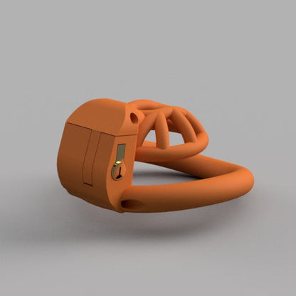 Orange Cherry Keeper Micro Cage Chastitycage.cc