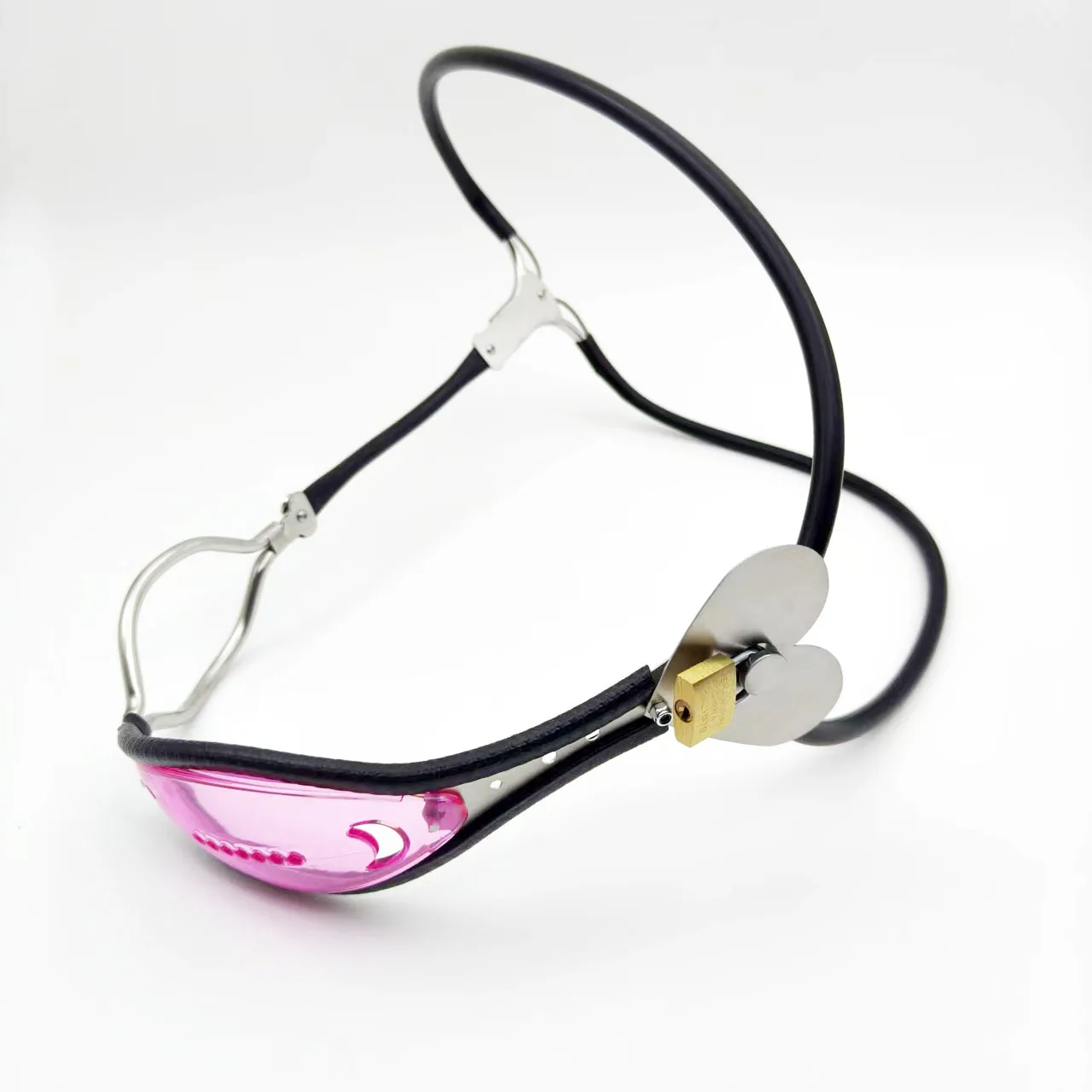 Pink Of Love - Heart Invisible Belt Adjustable Chastitycage.cc