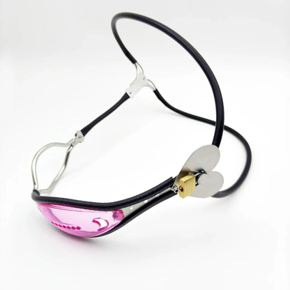 Pink Of Love - Heart Invisible Belt Adjustable Chastitycage.cc