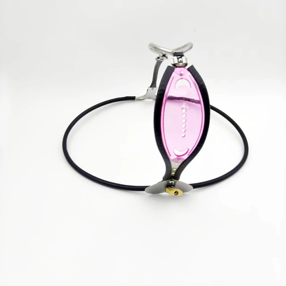 Pink Of Love - Heart Invisible Belt Adjustable Chastitycage.cc