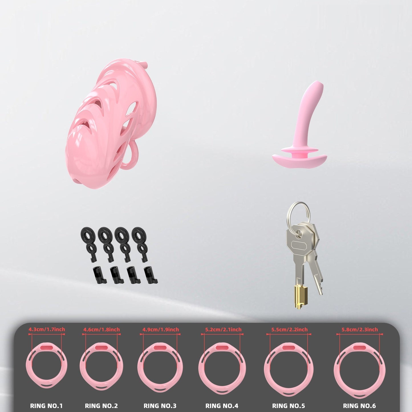 Prickly Soft Silicone Cock Cage Chastitycage.cc