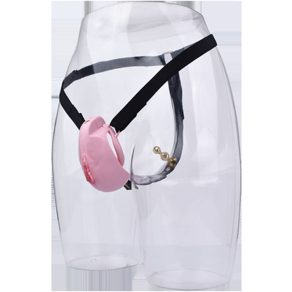 Pussy Chastity Cage With Wearable Butt Plug Chastitycage.cc