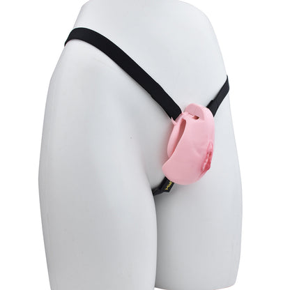 Pussy Chastity Cage With Wearable Butt Plug Chastitycage.cc