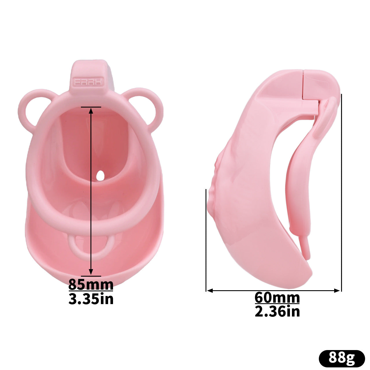 Pussy Chastity Cage With Wearable Butt Plug Chastitycage.cc